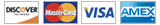 Discover, Master Card, Visa, Amex  Cards Logo